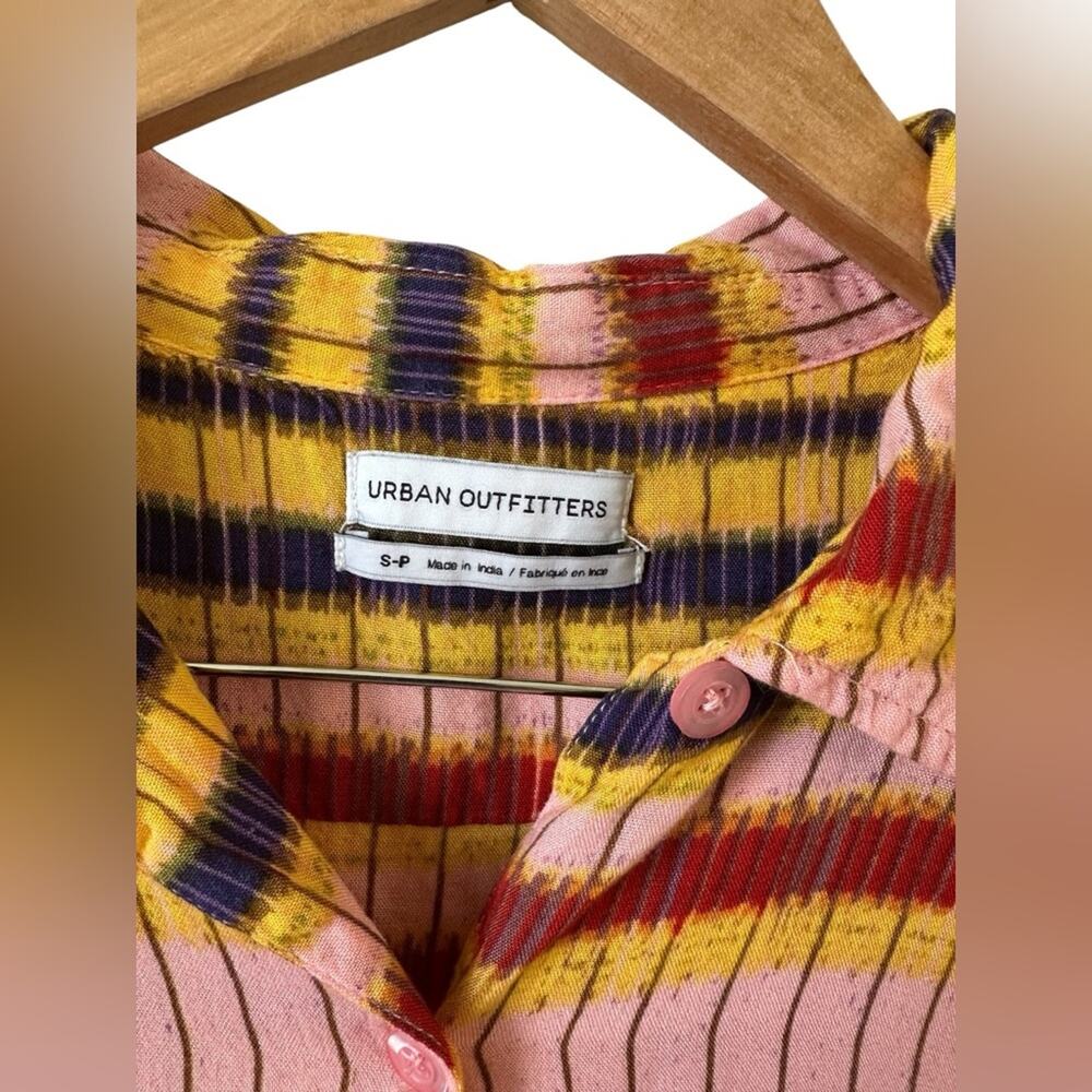 Urban Outfitters Striped Button-Up Top – Women’s Size Small - Picture 4 of 4